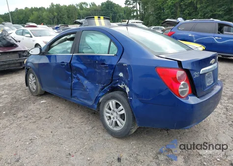 2014 Chevrolet Sonic Lt Auto z USA, uszkodzony, nr VIN 1G1JC5SG7E4222904